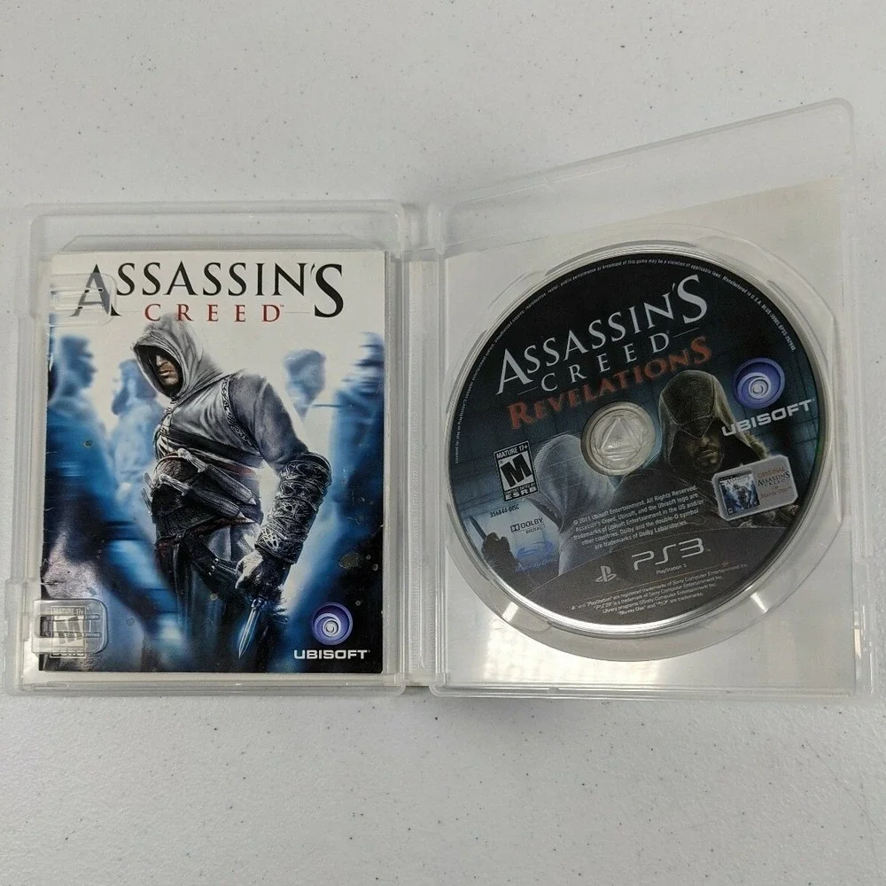 Assassins Creed IV Black Flag & Revelations PS3 Playstation 3 Game Lot Bundle